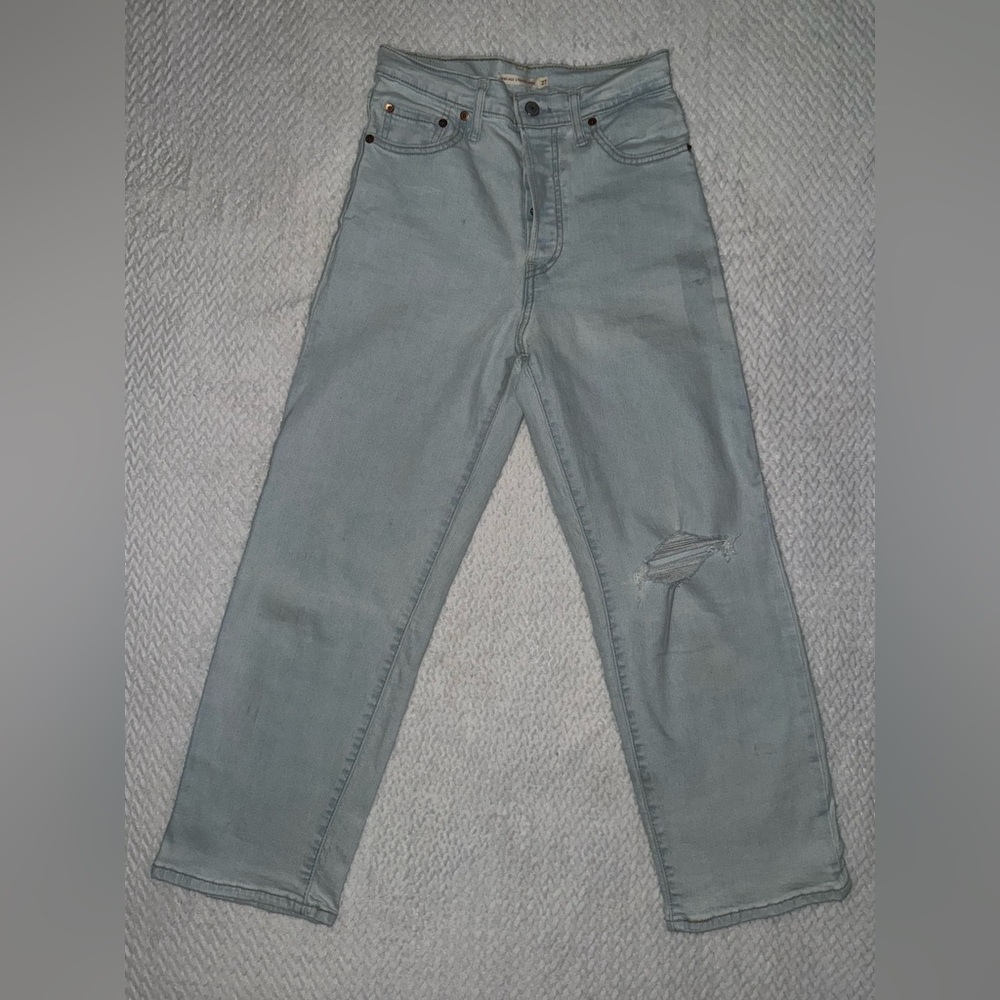 Levi's RIBCAGE STRAIGHT ANKLE WOMEN'S JEANS - Picture 3 of 6